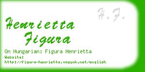 henrietta figura business card